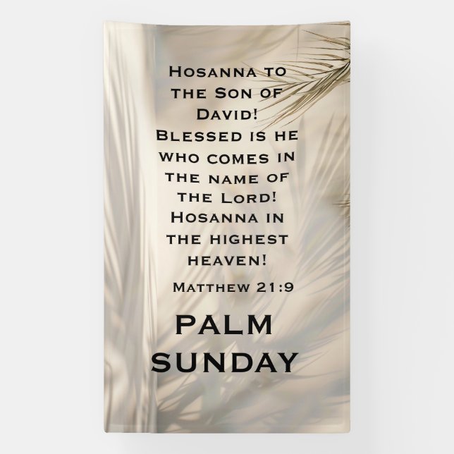 Lona Palm Sunday Scripture with Soft Palm Shadows (Vertical)