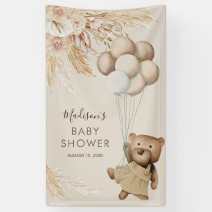 Lona Pampas Grass Teddy Bear Baby Shower