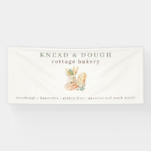 Panadería de Pan de Acuarela Cottage Negocio