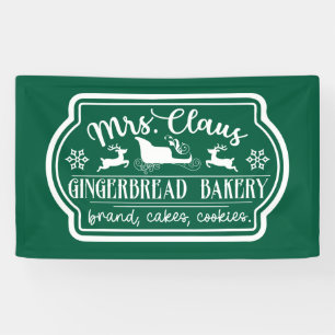 Lona Panadería de pan de jengibre de la Sra. Claus Navi