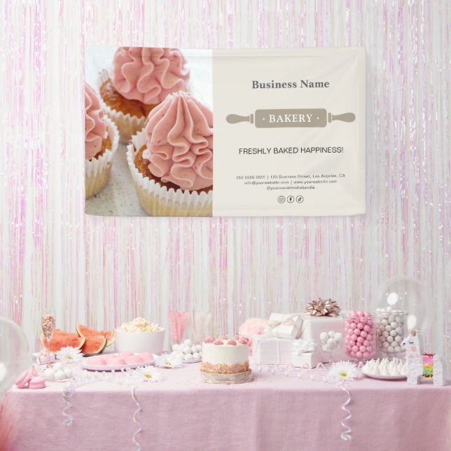 Lona Panadería Rolling Pin Photo Business (Fiesta)