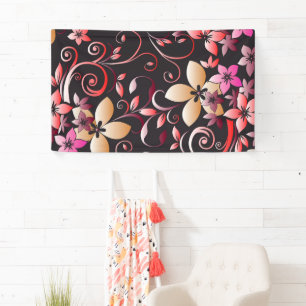 Lona Papel de pared de flores 7