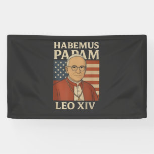 Lona Papel Habemus Papa León XIV Iglesia Cristiana