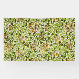 Lona Papel pintado floral de madreselva verde de Willia