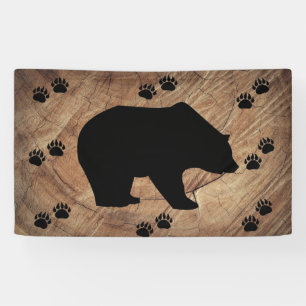 Lona Papeles De Oso Y Oso Negro