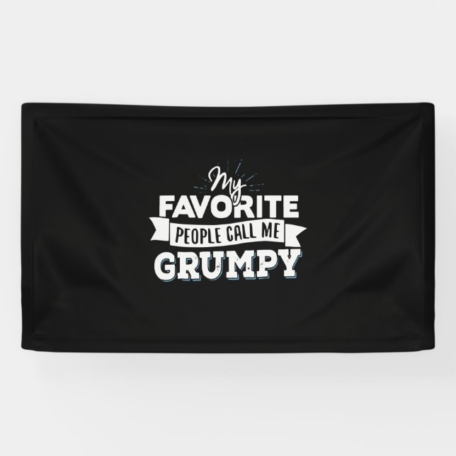 Lona Papi Regalo Mi Gente Favorita Me Llama Grumpy (Horizontal)