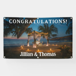 Lona Paraíso de destino - Boda