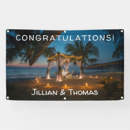 Lona Paraíso de destino - Boda