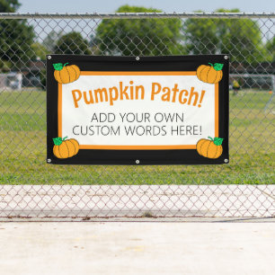 Lona Parche de calabaza personalizado