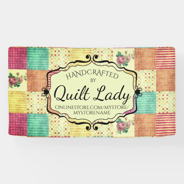 Lona Parche de parchwork de manualidades de edredón de  (Horizontal)