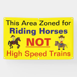 Lona Pare el tren de alta velocidad de destruir América