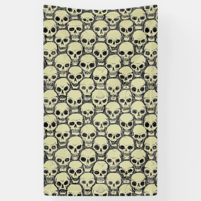 Lona Pared o'Skulls (Vertical)
