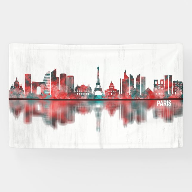 Lona Paris France Skyline (Horizontal)