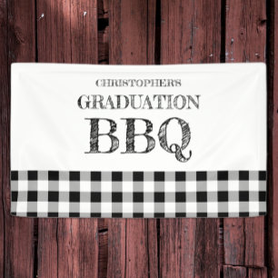 Lona Parrillada de graduación a cuadros