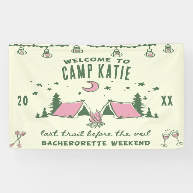 Lona Partido Camp Bachelorette (Horizontal)