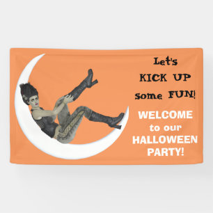 Lona Partido Campy Frankenstein Mama Halloween