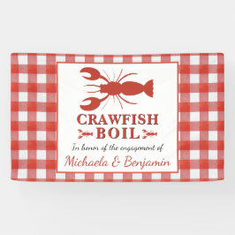 Lona Partido de compromiso de picnic de mariscos de la 