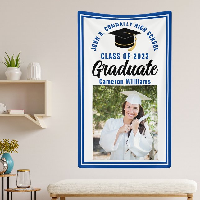 Lona Partido de Graduación Cute de Personalizado de Fot (Subido por el creador)