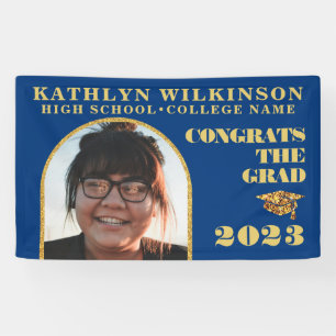 Lona Partido de Graduación de Foto del Arco Purpurina d