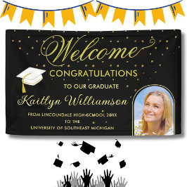 Lona Partido de Graduación de la Escuela Secundaria de 