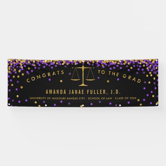 Lona Partido de Graduación de la Facultad de Derecho Pu (Horizontal)