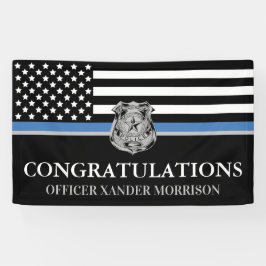 Lona Partido de Graduación de Oficiales de Policía