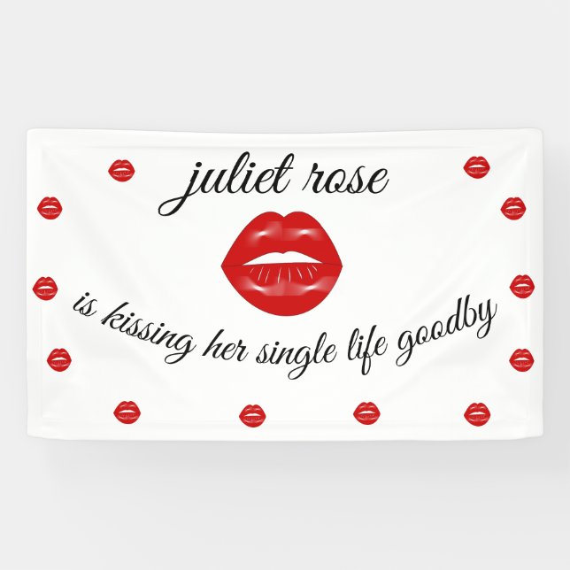 Lona Partido de la Bachelorette de los Litros (Horizontal)