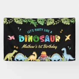 Lona Partido del primer cumpleaños de un niño pequeño d