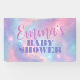 Lona Pasado Soñador Rosa Azul Pastel Galaxia Estelar Có