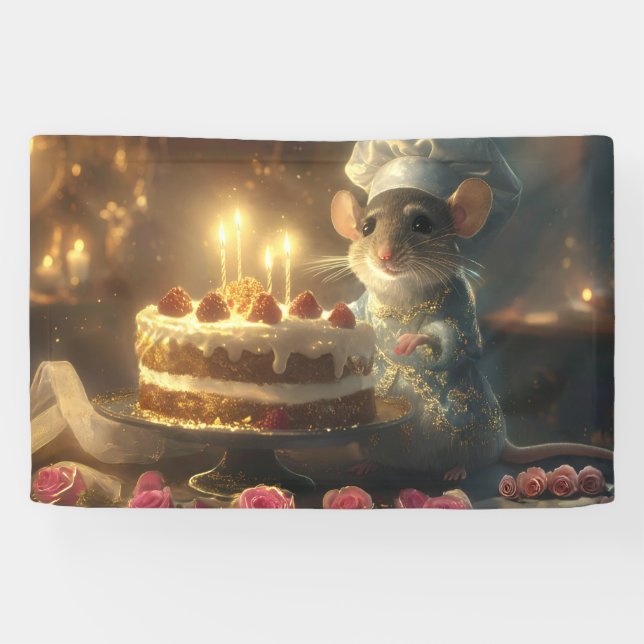 Lona Pastel de cumpleaños por Fabulous Mice Baker (Horizontal)