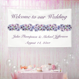 Lona Pastel romántico y poético Acuarela Lilac