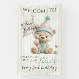 Lona Pastel Teddy Bear Birthday