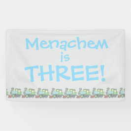 Lona Pastel Train upsherin