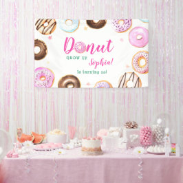 Lona Pastel Verde azulado Giry Pink Donut Crecer niños 