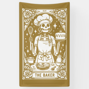Lona Pastelero Panadero Tarot Producto Dorado