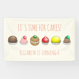 Lona Pasteles coloridos y deliciosos