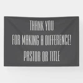 Lona Pastor Haz La Diferencia Gracias