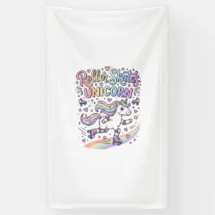Lona Patines de Rodillos Unicornio Pegatina Divertida d