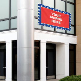 Lona Patriótico personalizado