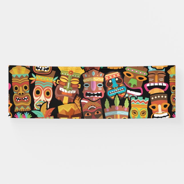 Lona Patrón 4 de TIKI (Horizontal)