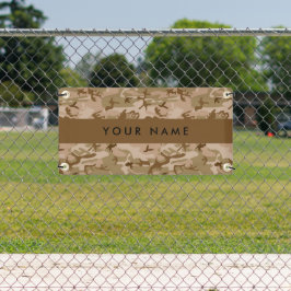 Lona Patrón de camuflaje del desierto, su nombre, perso