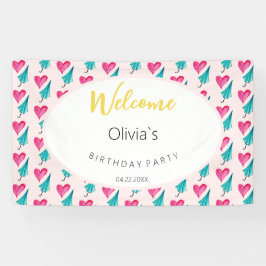 Lona Patrón de Ilustracion de color de agua de verano F