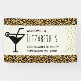 Lona Patrón de impresión de leopardo salvaje y exótico 