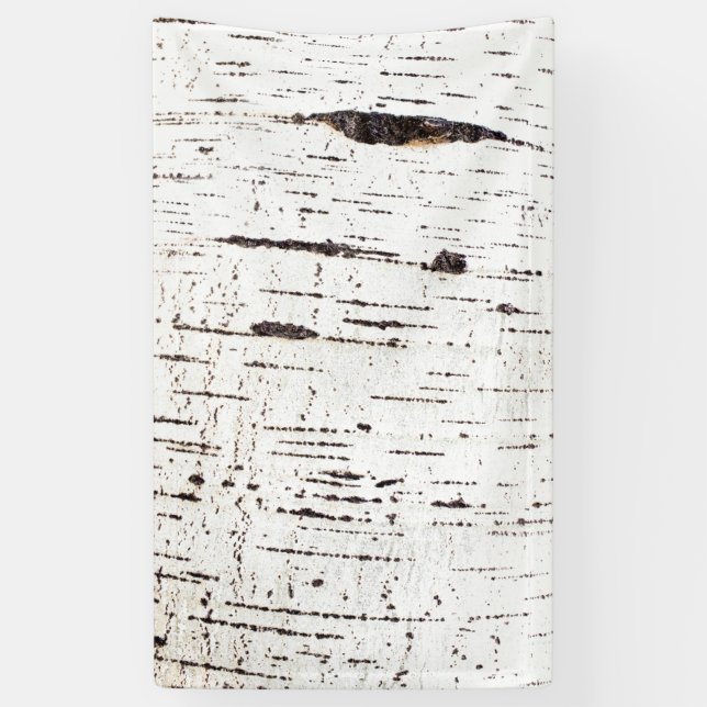 Lona Patrón de la corteza de Birch (Vertical)
