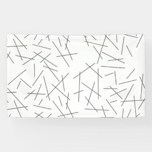 Lona Patrón de línea gráfica moderno, simple, desordena