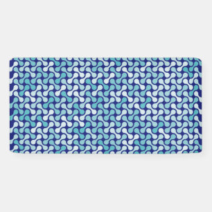 Lona Patrón de metabola azul
