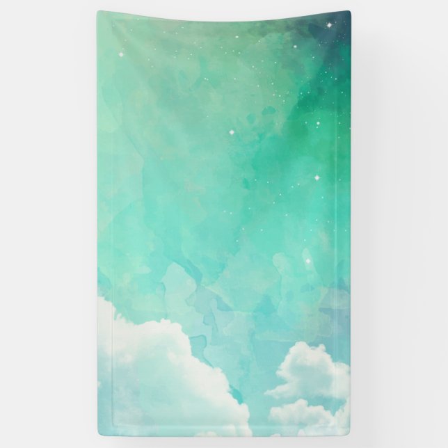 Lona Patrón de pintura de resumen rojo (Vertical)