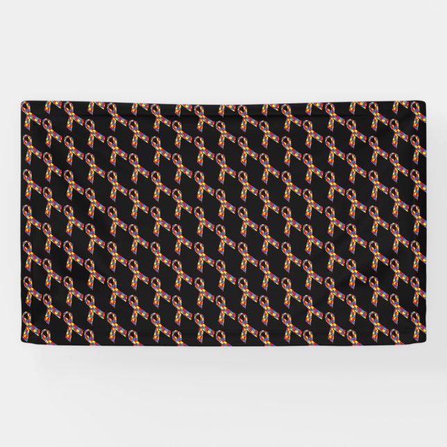 Lona Patrón de pliegues de rompecabezas (Horizontal)