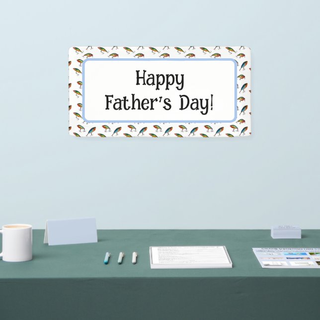 Lona Patrón de señuelo de pesca (Feria)