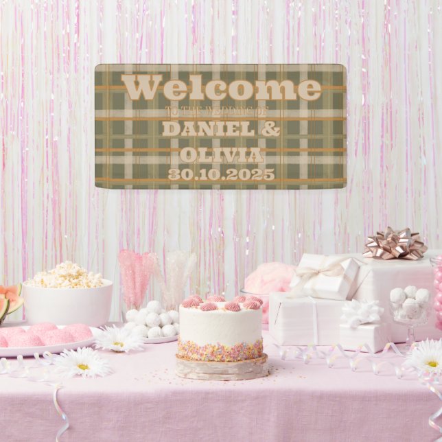 Lona Patrón escocés de tacartán celta WeddiSoportes (Fiesta)